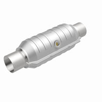 MagnaFlow Conv Univ 2.25 אינץ' מרכז כניסה/יציאה/מרכז עגול 11 אינץ' גוף L x 5.125 אינץ' רוחב x 15 אינץ' כולל L