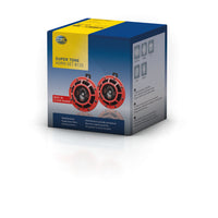 Hella Supertone Horn Kit 12V 300/500HZ אדום (003399803 = 003399801)