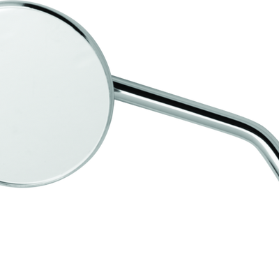 BikeMaster 3in מראה עגולה מתכווננת 10 מ"מ - כל אחת - כרום