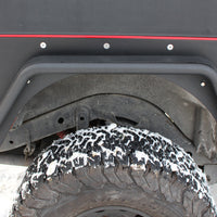 Fishbone Offroad 97-06 ג'יפ רנגלר צינור פלדה פגוש קדמי/אחורי - Blk Txtred Pwdercoat (סט של 4)