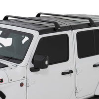 Rhino-Rack 07-22 ג'יפ רנגלר JK/JL 4 דלתות קשיח Vortex SG 2 מדף גג בר - שחור