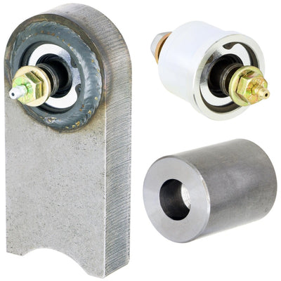 RockJock TJ/LJ/XJ/MJ Johnny Joint Kit מארז קדמי 30 או 44 עם ברגים חוצים 7/16 אינץ'