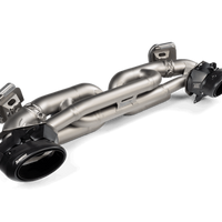 Akrapovic 20-21 Porsche 911 Turbo/Turbo S (992) סט צינור זנב (טיטניום) - שחור