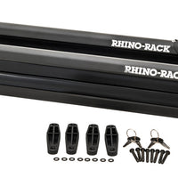 מנשא סקי/סנובורד אוניברסלי Rhino-Rack - מתאים ל-4 זוגות מגלשיים או 2 סנובורדים - שחור