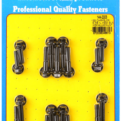 ערכת ברגי צריבה של סעפת יניקה ARP 5.7/6.1 ליטר Hemi Hex