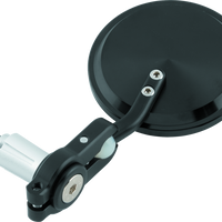 BikeMaster מתקפל Barend Mirrors 7/8in כידון - זוג - שחור