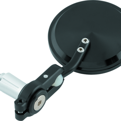 BikeMaster מתקפל Barend Mirrors 7/8in כידון - זוג - שחור