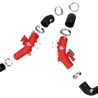 aFe 2022 טויוטה לנד קרוזר (J300) V6-3.5L (tt) BladeRunner 2.5 אינץ' צינור טעינה חם מאלומיניום - אדום