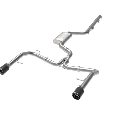afe 19-21 VW Jetta GLI (MKVII) L4-2.0L (t) MACH Force-Xp 304 SS Cat-Back System פליטה טיפים פחמן