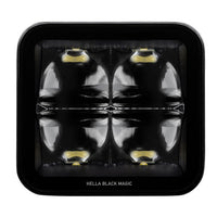 Hella Universal Black Magic 3.2in LED Cube Kit - Spot Beam