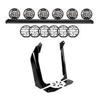 KC HiLiTES 97-06 ג'יפ TJ 50in. ערכת בר עילי Xross עם (6) נורות LED SlimLite - שחור