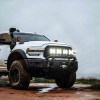 KC HiLiTES SlimLite 8 אינץ'. LED אור מגן SAE נהיגה (מגן בלבד) - ברור