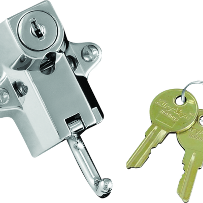 מנעול קסדה אוניברסלי Kuryakyn 7/8in-1-1/4in Mount Chrome