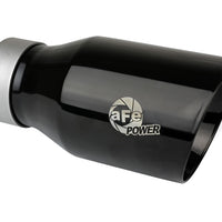 aFe 20-21 Jeep Wrangler Large Bore-HD 3in 304 נירוסטה DPF-Back מערכת פליטה - קצה שחור