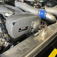 CSF Nissan R33 Skyline GT-R/GTS Full Billet אלומיניום רדיאטור בעל ביצועים גבוהים - שחור