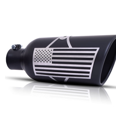 גיבסון פטריוט סדרת קצה מגולגל חתוך חתך - 5 אינץ' OD/3.5 אינץ' כניסת/אורך 12 אינץ' - קרמיקה שחורה