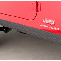 Bushwacker 97-06 Jeep Wrangler Trail Armor Side Rocker Panels - שחור