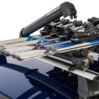 מנשא סקי/סנובורד אוניברסלי Rhino-Rack - מתאים ל-4 זוגות מגלשיים או 2 סנובורדים - שחור