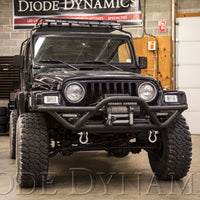Diode Dynamics 12 In LED Light Bar שורה אחת שורה ישרה ברורה נהיגה (זוג) סדרת שלב