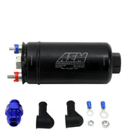 משאבת דלק בלחץ גבוה AEM 380LPH -6AN נקבה יוצאת, -10AN נקבה נכנסת