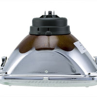 Hella Vision Plus 8 אינץ' x 6 אינץ' פנס ראש המרת קרן אטומה - מנורה יחידה