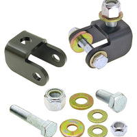 RockJock JK Shock Mount Relocation Kit עליון קדמי עם צמד חומרה