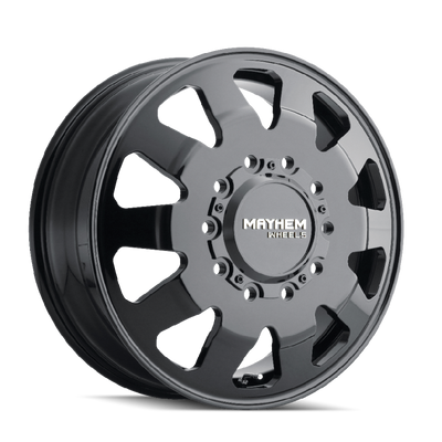 Mayhem 8181 Challenger Dually 22x8.25 / 10x285 BP / 169mm Offset / 220.1mm Hub Full Black Wheel