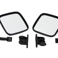 Kentrol 97-18 Jeep Wrangler TJ/JK EZ Detach Mirrors זוג - מרקם שחור