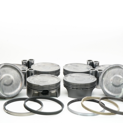 Mahle MS Pistons LSX 416cid 4.005in Bore 4.125in Stk 6.125in Rod .927 Pin -20cc צלחת 9.7CR סט של 8
