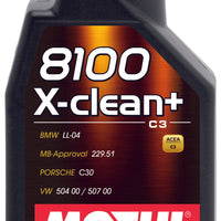 מוטול 1L שמן מנוע סינטטי 8100 5W30 X-CLEAN - LL04- MB 229.51- 504.00-507.00