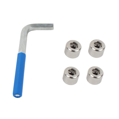 Kentrol 97-06 Jeep OEM נגד גניבות דלתות Wrangler TJ - כסף מלוטש