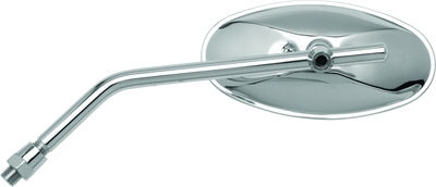 BikeMaster מראה אליפסה מתכווננת 10 מ"מ - כל אחת - כרום