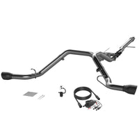 QTP 14-18 Chevy Silverado 1500 4.8L/5.3L EC/CC SB 304SS Screamer Cat-Back Rear Exit with 4.5in Blk Tips