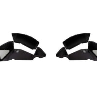 Fishbone Offroad 2018+ Jeep Wrangler JL סט קדמי/אחורי של 4 אלומיניום - Blk Powdercoat פנימי פגושים