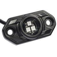 KC HiLiTES C-Series RGB LED אורות סלע ערכת (כולל חיווט) - סט של 6