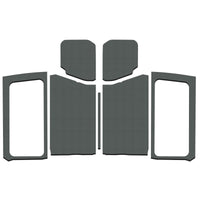 DEI 18-23 ג'יפ רנגלר JL 2-Dor Mat Boom Mat Kit Complete Headliner - 7 חלקים - לבן