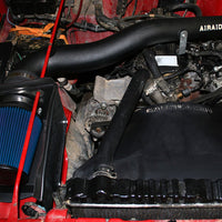 Airaid 97-02 Jeep Wrangler 2.5L CAD מערכת יניקה עם שפופרת (מדיה יבשה / כחולה)