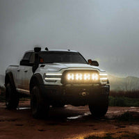 KC HiLiTES SlimLite 8 אינץ'. LED Stone Guard - שחור