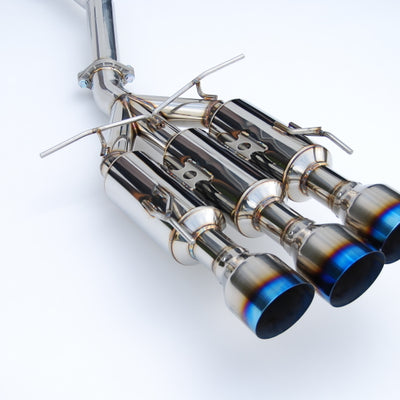 Invidia 17+ Honda Civic SI Sedan Gemini Triple Titanium Tip Cat-back