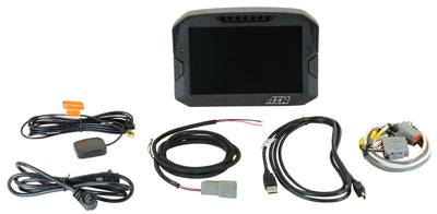 AEM CD-7 רישום GPS מאופשר Race Dash סיבי פחמן תצוגה דיגיטלית ללא VDM (כניסת CAN בלבד)