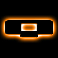 ORACLE Lighting אוניברסלי מואר LED תגי אותיות - גימור משטח Blk מט - Q ראה אחריות