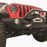 Rampage 07-22 Jeep Wrangler JL/JK & 20-22 Gladiator JT Rock Rage פגוש קדמי - שחור