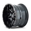 ION Type 141 20x10 / 8x165.1 BP / -19mm Offset / 130.8mm Hub Gloss Black Milled Wheel