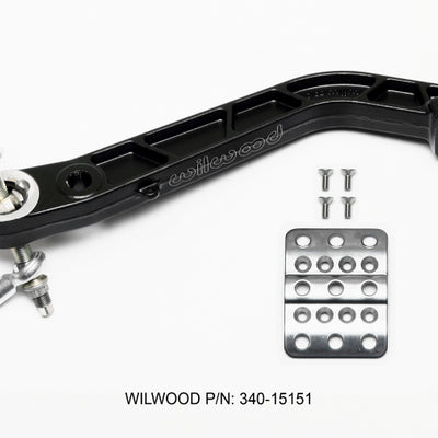 Wilwood Retrofit Kit Adj Trubar Brake Pedal - בלם -Rev Swing Mount -5.1:1
