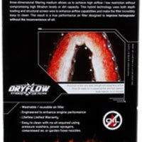 AEM 2-3/4in x 6-7/8in Oval Dryflow Filter