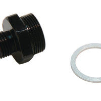 Aeromotive AN-06 Holley Carb 7/8 אינץ' x 20 חוטים מתאם קערת הזנה כפולה