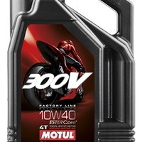 Motul 4L Synthetic-ester 300V Factory Line Racing Road Racing 10W40