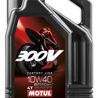 Motul 4L Synthetic-ester 300V Factory Line Racing Road Racing 10W40