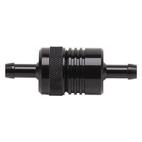 מסנן דלק של ראסל פרפורמנס בלאק סטריט (3 אינץ' אורך 1-1/8 אינץ' קוטר 5/16 אינץ' כניסה/יציאה)