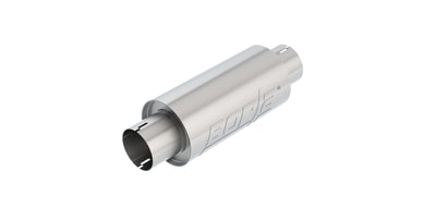 אפשרות תהודה אוניברסלי של Borla 3 אינץ' מרכז/מרכז 5 אינץ' עגול x 10 אינץ' - צוואר מחורץ